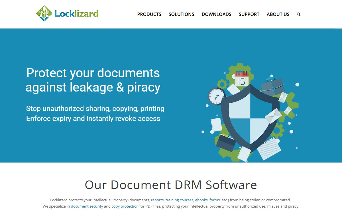 Document Security & DRM Copy Protection | PDF Rights Management | DRM Software - Locklizard