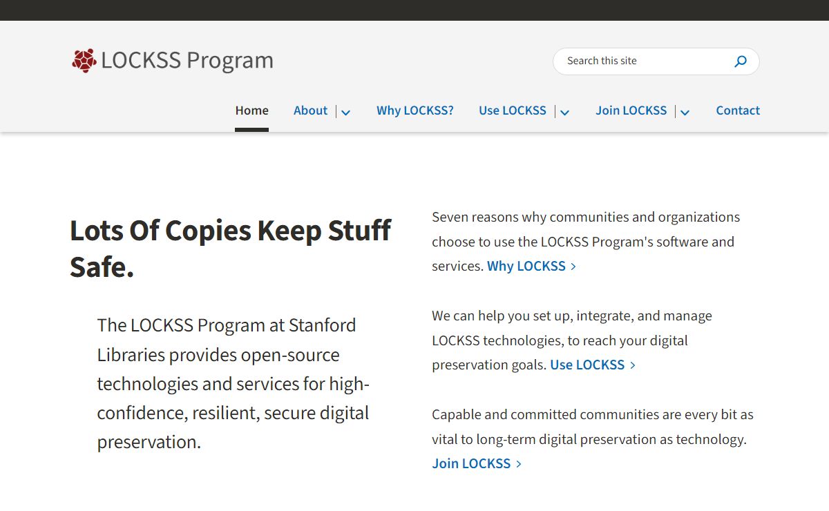 LOCKSS Program