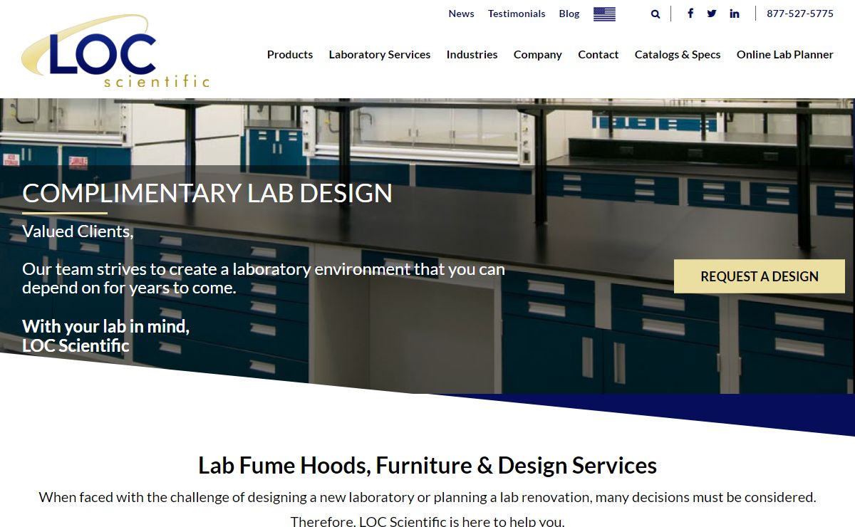 Lab Fume Hoods, Furniture & Design Services - LOC Scientific