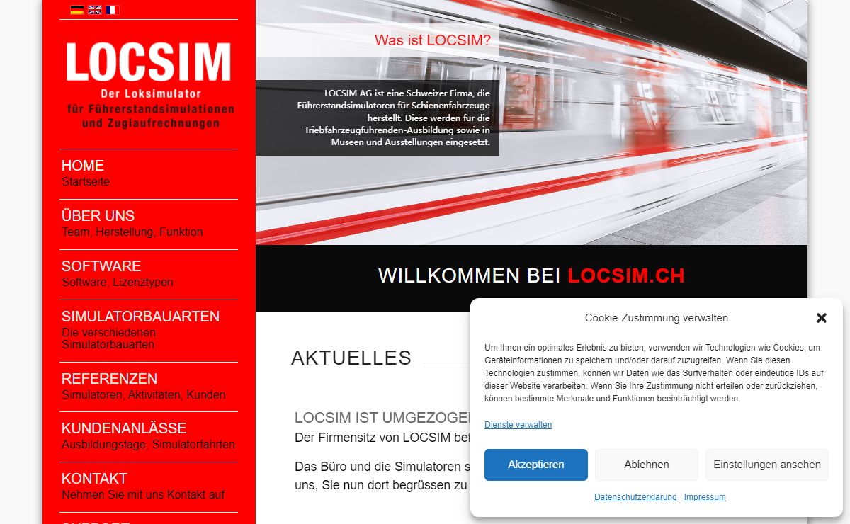 Locsim – Führerstand-Simulatoren