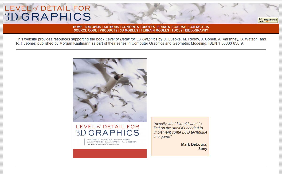 Level of Detail for 3D Graphics