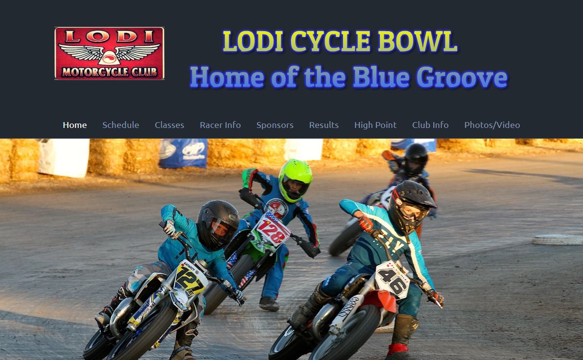 LODI CYCLE BOWL - Motorcycle Flat Track Racing