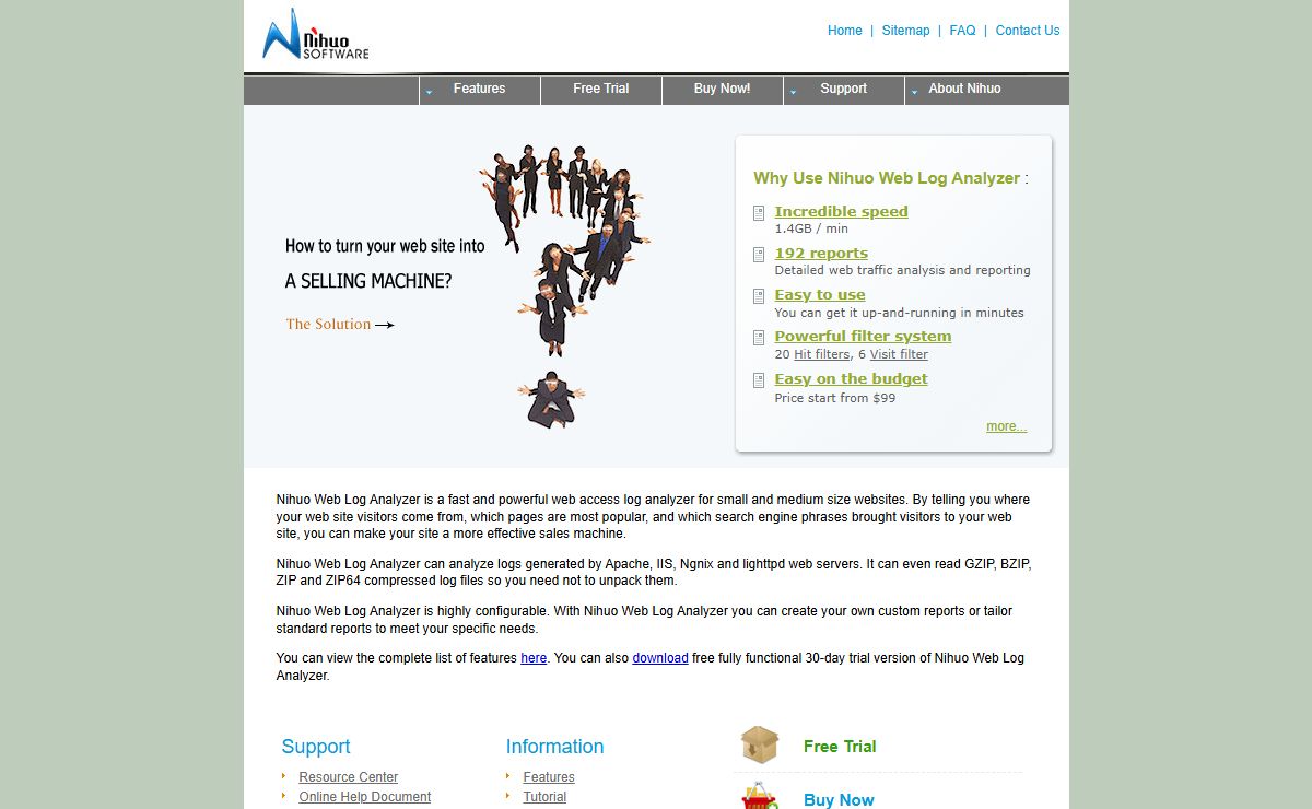 Nihuo Web Log Analyzer