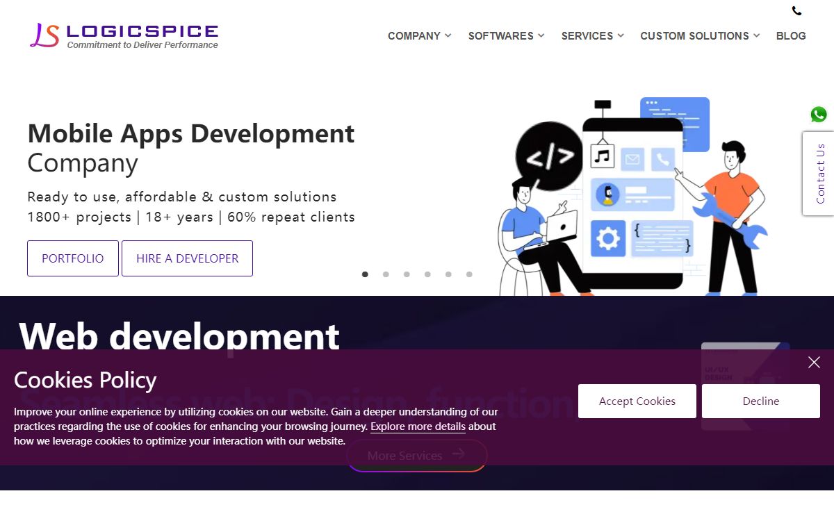 Custom Software & Mobile App Development | Booking Solutions- Logicspice