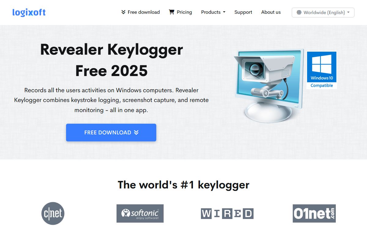 Download Revealer Keylogger Free 2025 for Windows 10