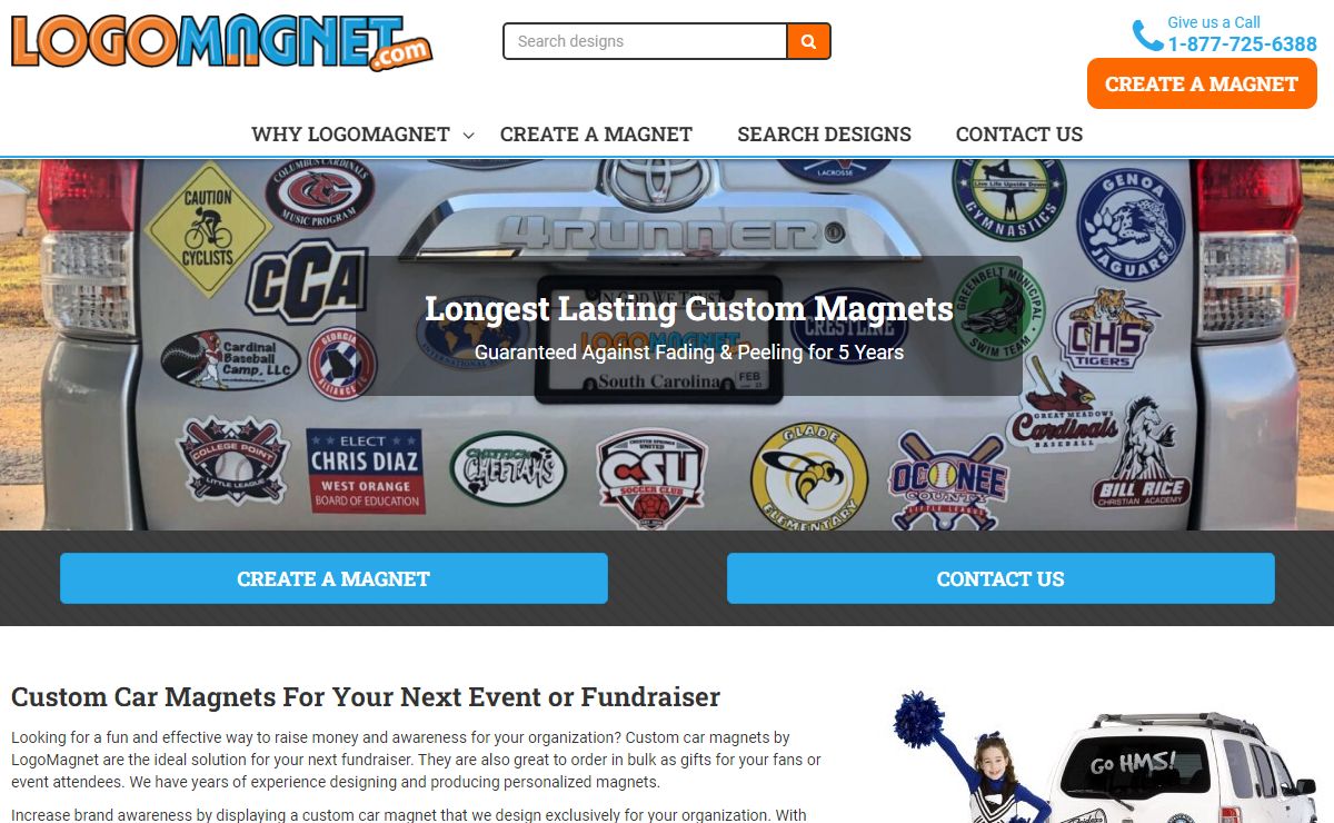 Custom Car Magnets | Personalized Magnets in Bulk | Logo Magnet