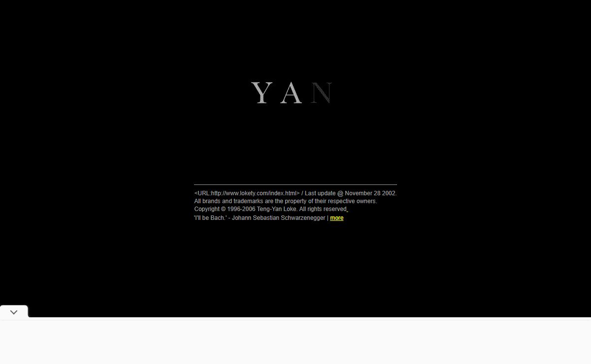 Yan's HomePage: Start