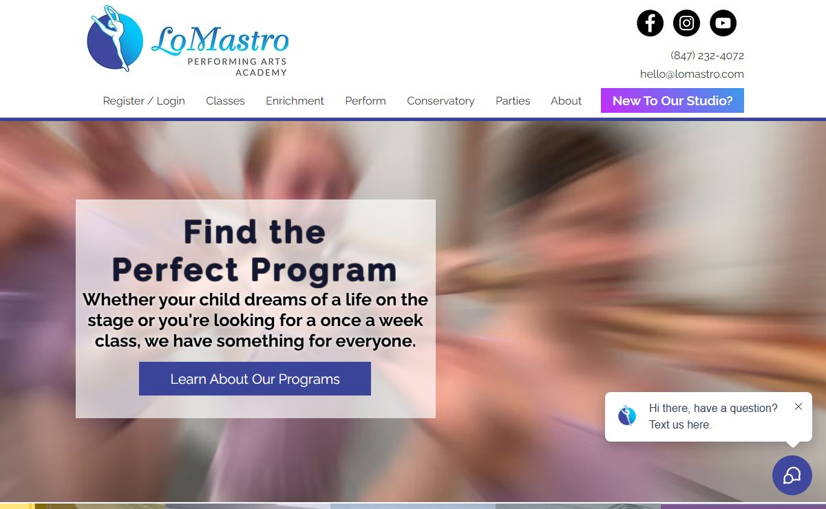 LoMastro Performing Arts Academy | Lake Forest, IL lomastro.com Dance