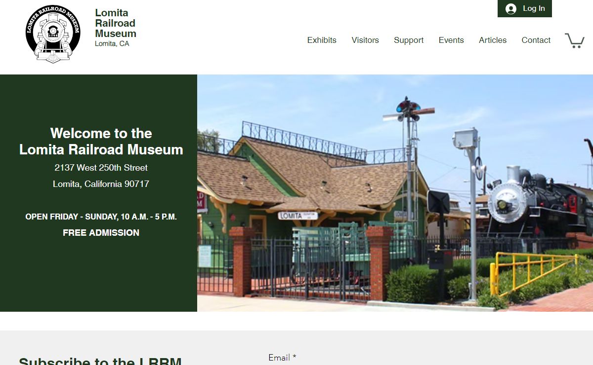 Home | Lomita Railroad Museum