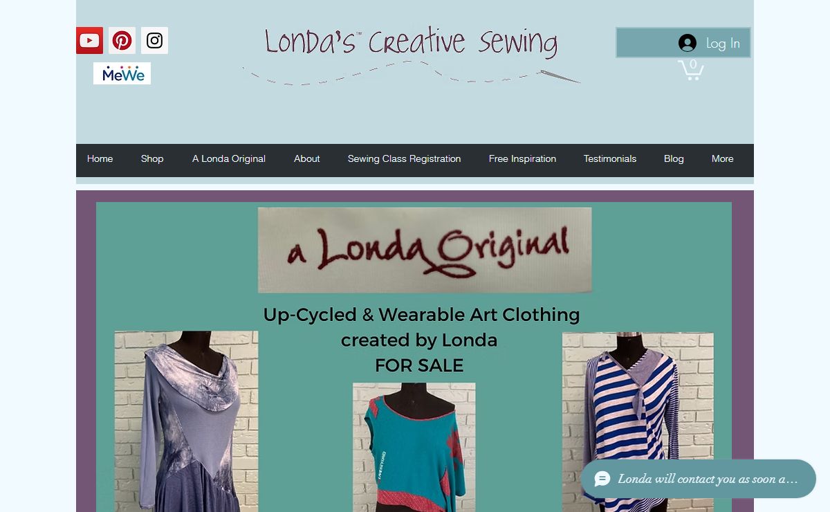 Creative Sewing and upcycle sewing on knits. Sewing classes Jackson TN