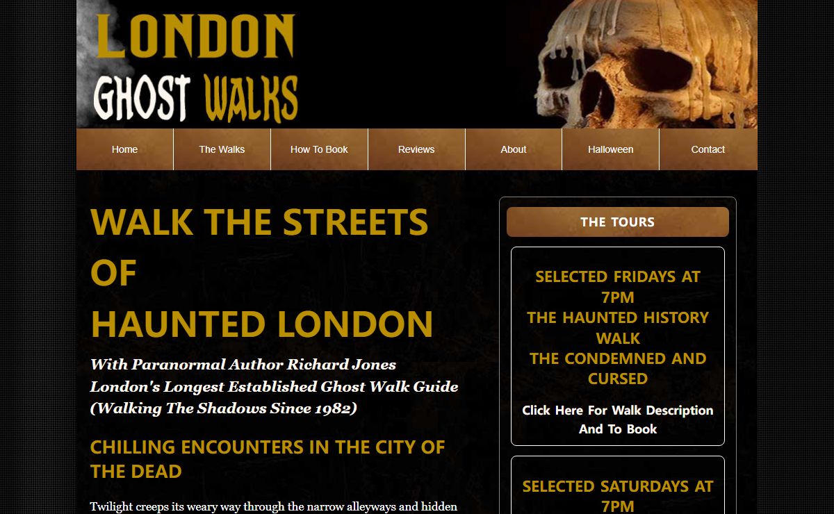 The Original London Ghost Walk- Haunted London Ghost Tours.