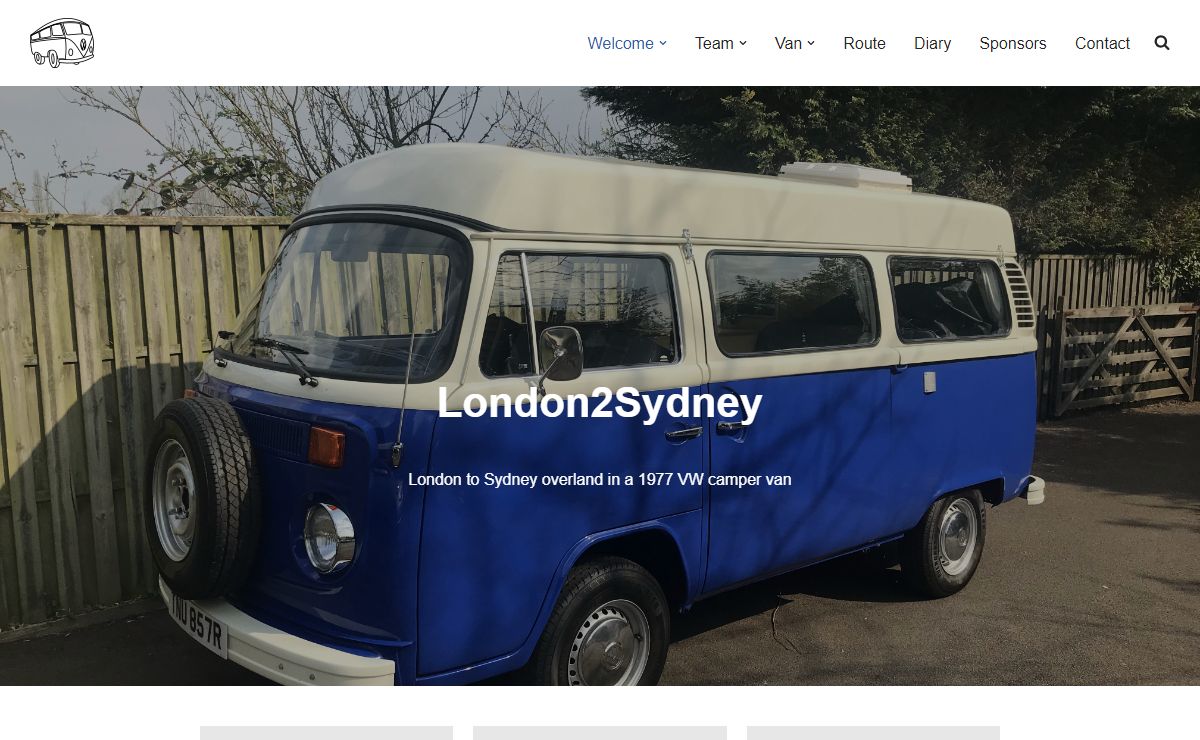 London2Sydney – London to Sydney overland in a VW camper van