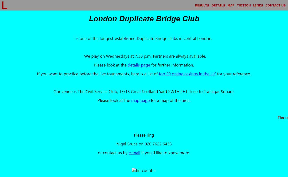 London Duplicate Bridge Club