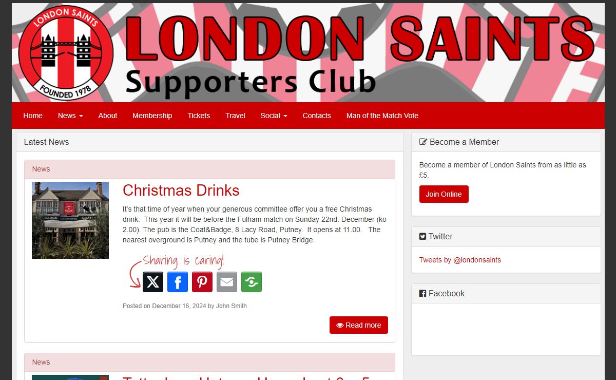 London Saints - The online home of the London Saints Supporters ClubLondon Saints