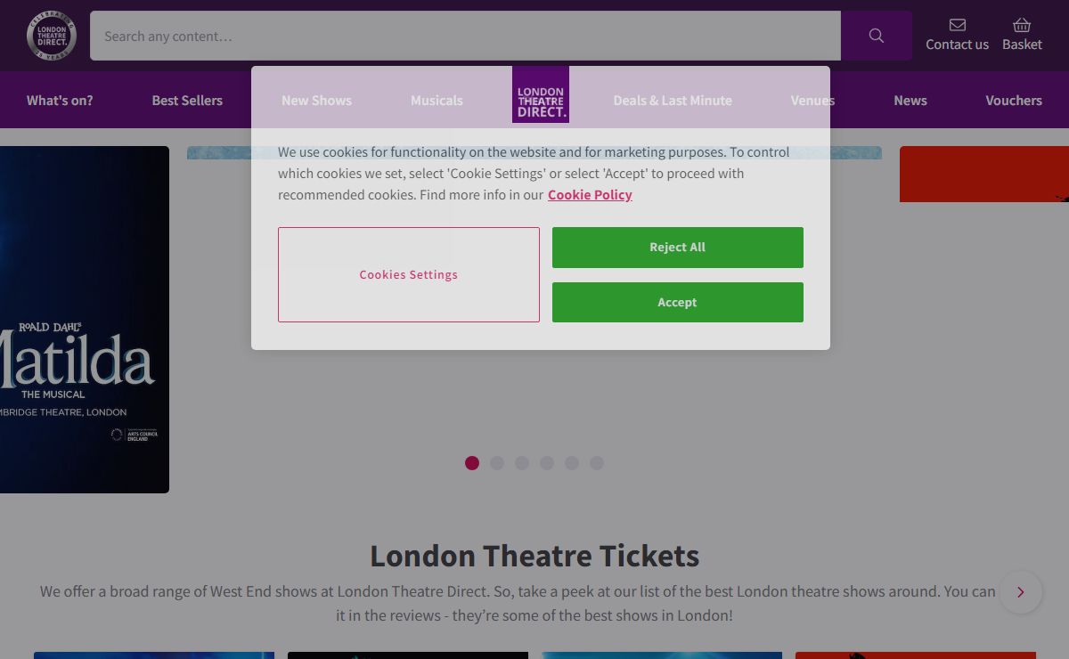 London Theatre Tickets – London Shows | London Theatre Direct