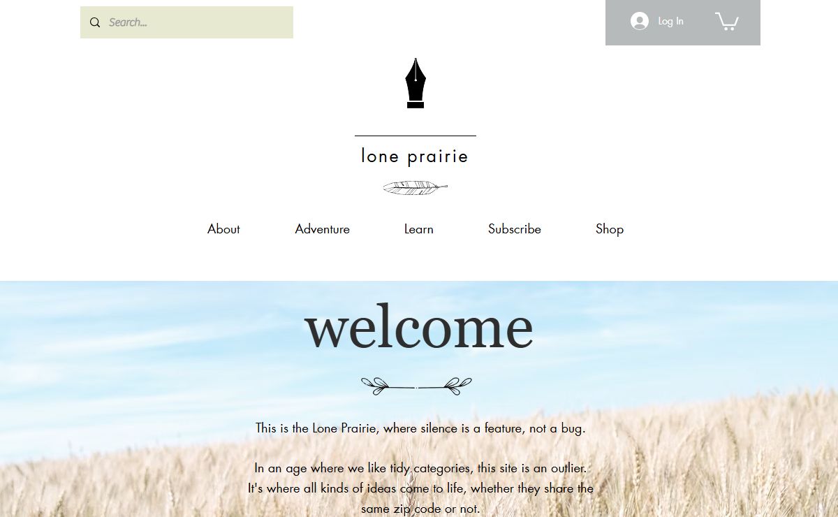 Lone Prairie Creative | Books, Stationery, Art