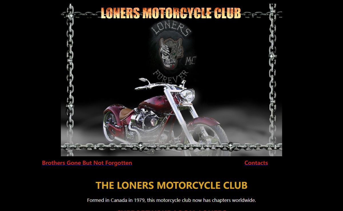 LONERS MOTORCYCLE CLUB - CANADA & WORLDWIDE