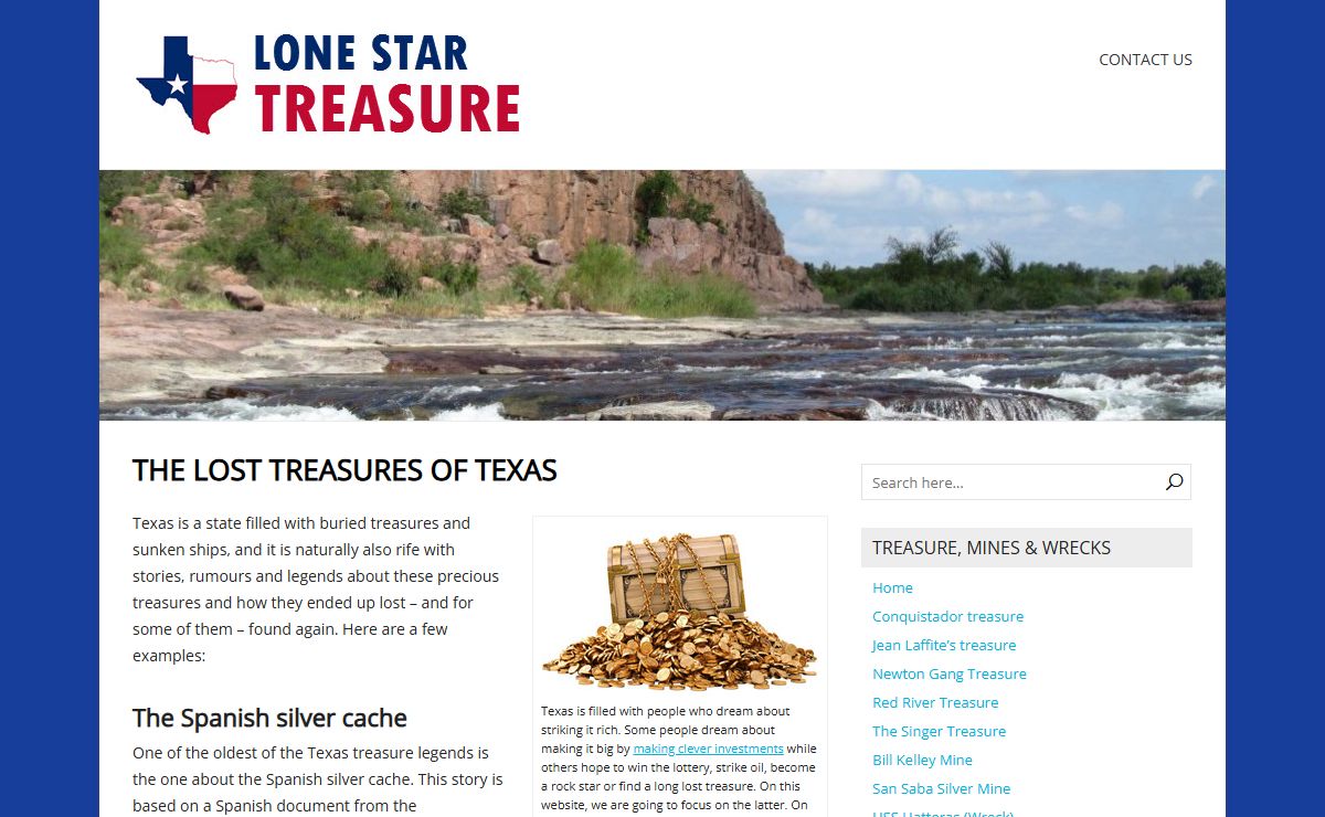 The lost treasures of Texas - Lone star treasure