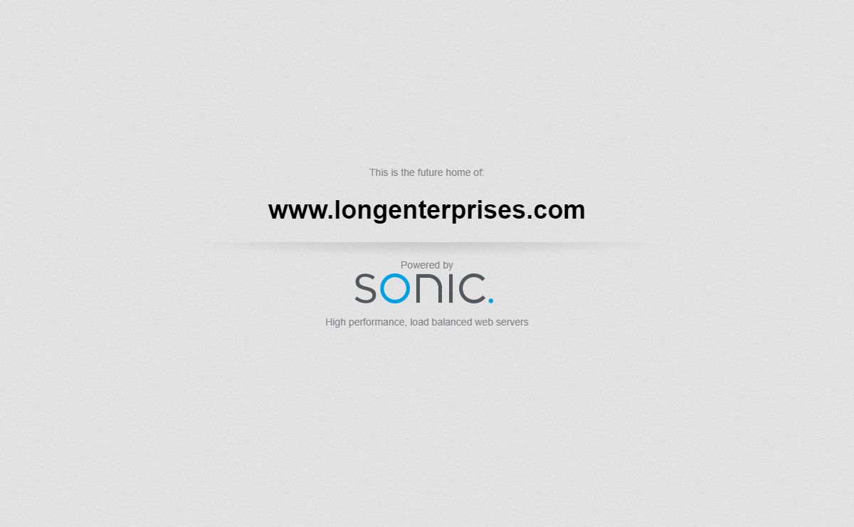 New Home Page for www.longenterprises.com