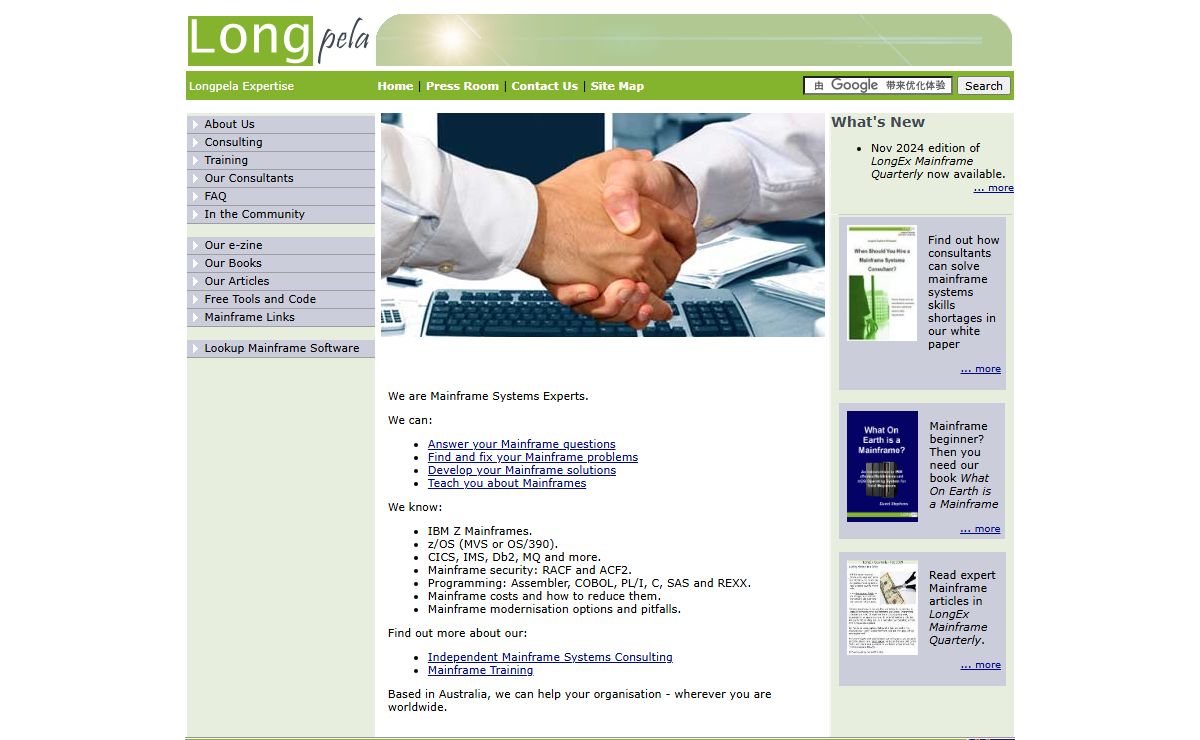 Mainframe and Systems Programmer Consultants - Longpela Expertise