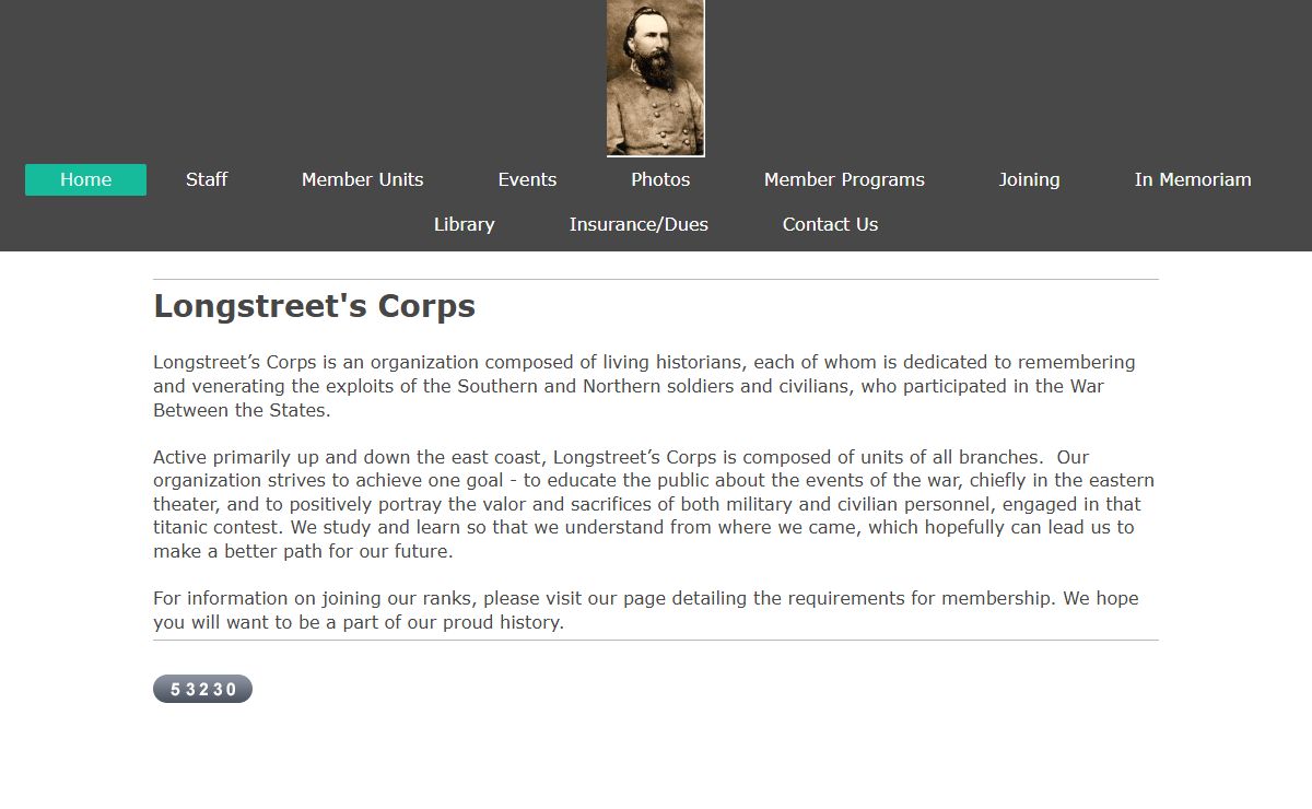 Longstreet's Corps - Home