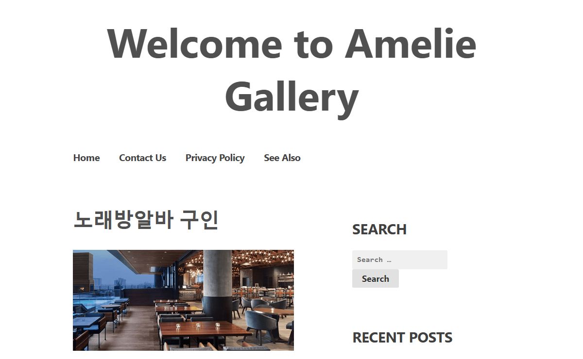 Welcome to Amelie Gallery -