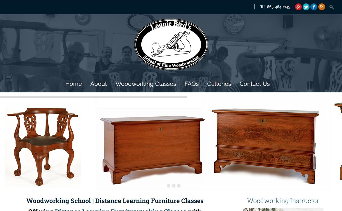 Woodworking School | Furniture Classes - Lonnie Bird