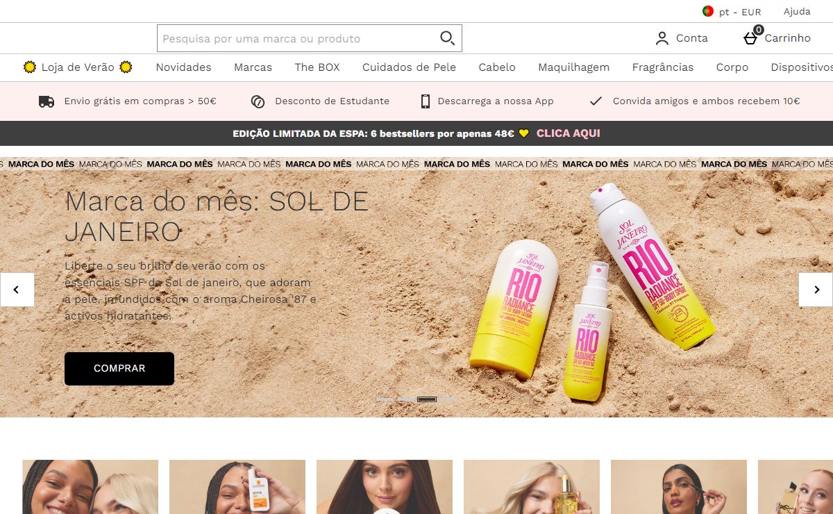 LOOKFANTASTIC Portugal | As melhores marcas de cosméticos