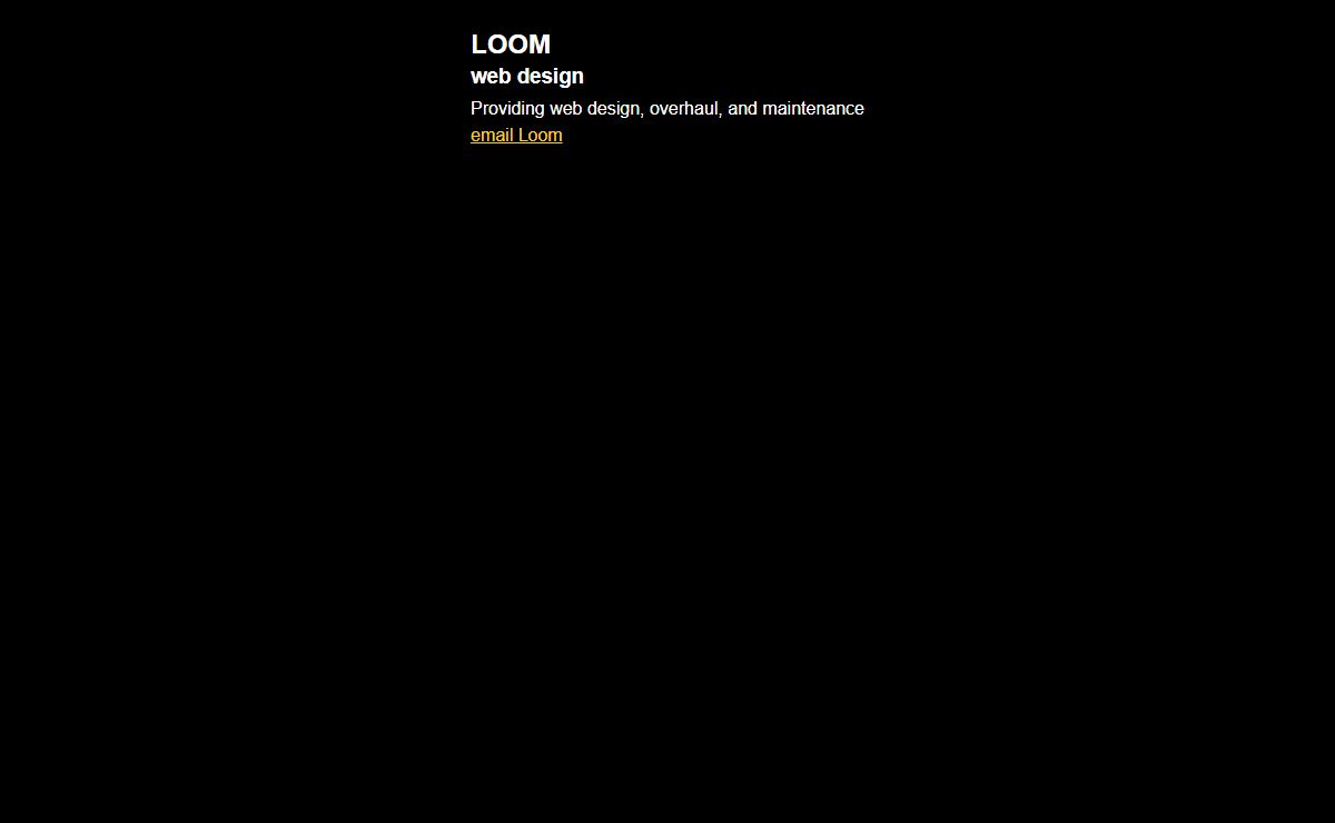 Loom Web Design