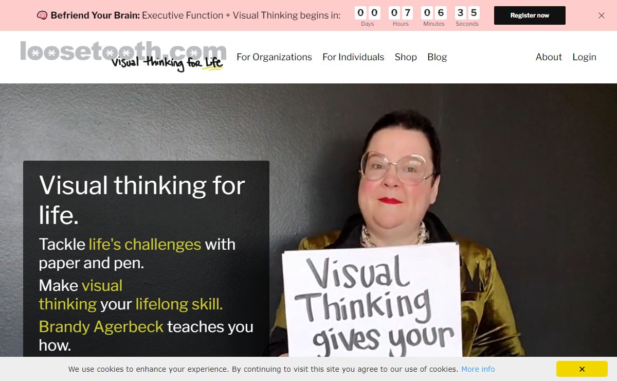 💡 Visual Thinking for Life | Brandy Agerbeck, Loosetooth.com