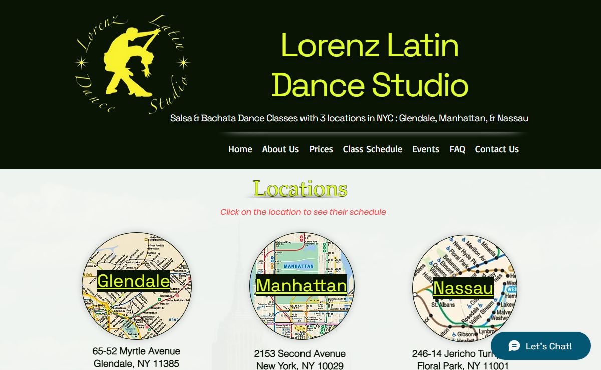 Salsa Bachata Dance Classes in NYC | Lorenz Latin Dance Studio