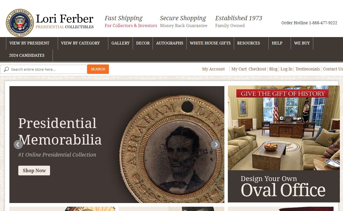 Presidential Memorabilia & Collectibles