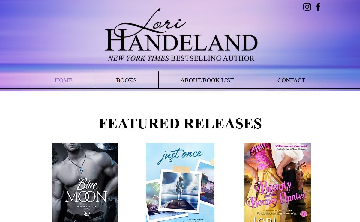 New York Times Bestselling Author Lori Handeland