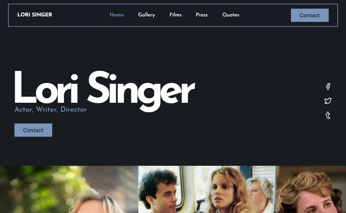 Lori Singer — Actress, Director, Writer-Producer