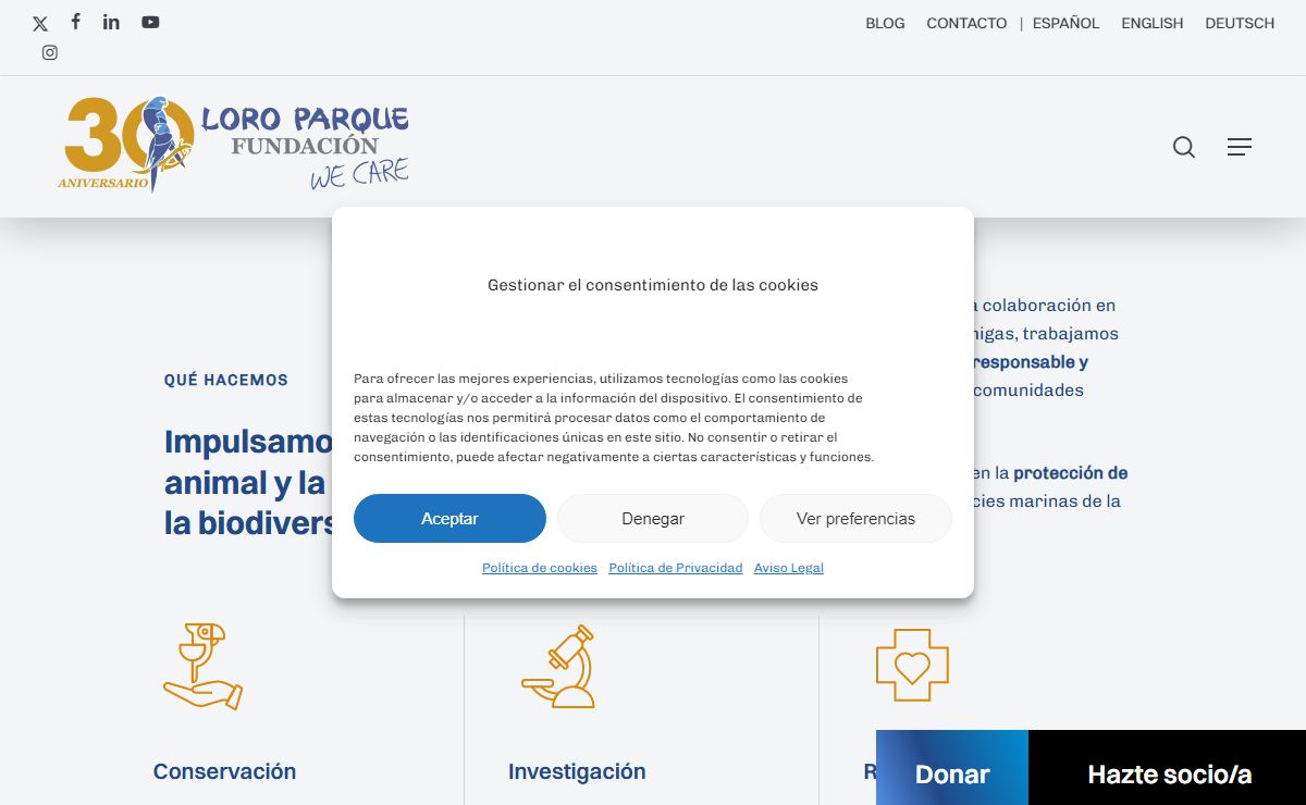 Loro Parque Fundación, We Care