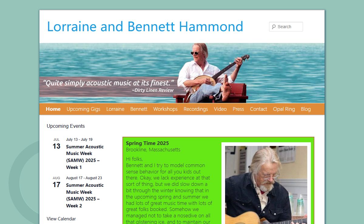 Lorraine and Bennett Hammond | Acoustic Music At Its Finest