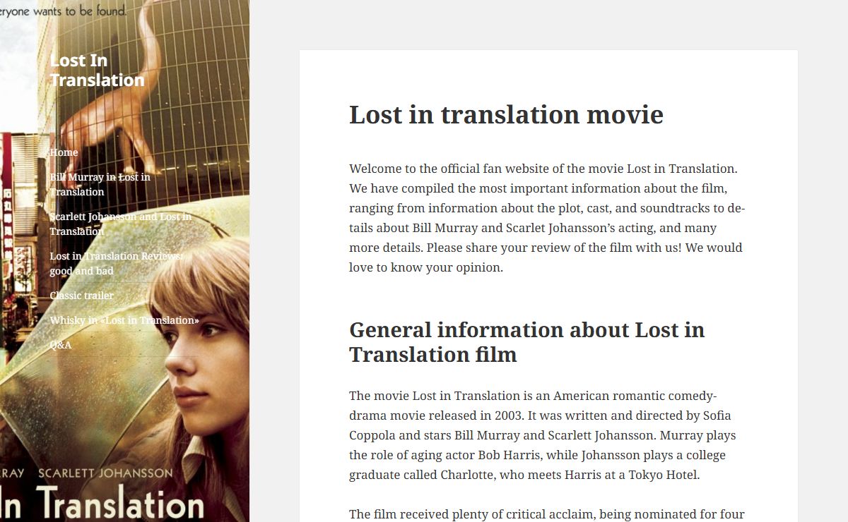 Lost In Translation