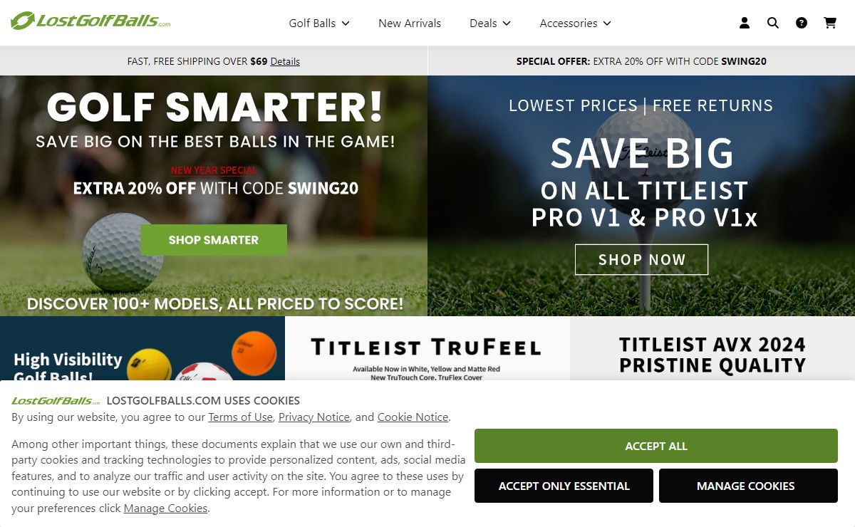Premium Used Golf Balls - LostGolfBalls.com