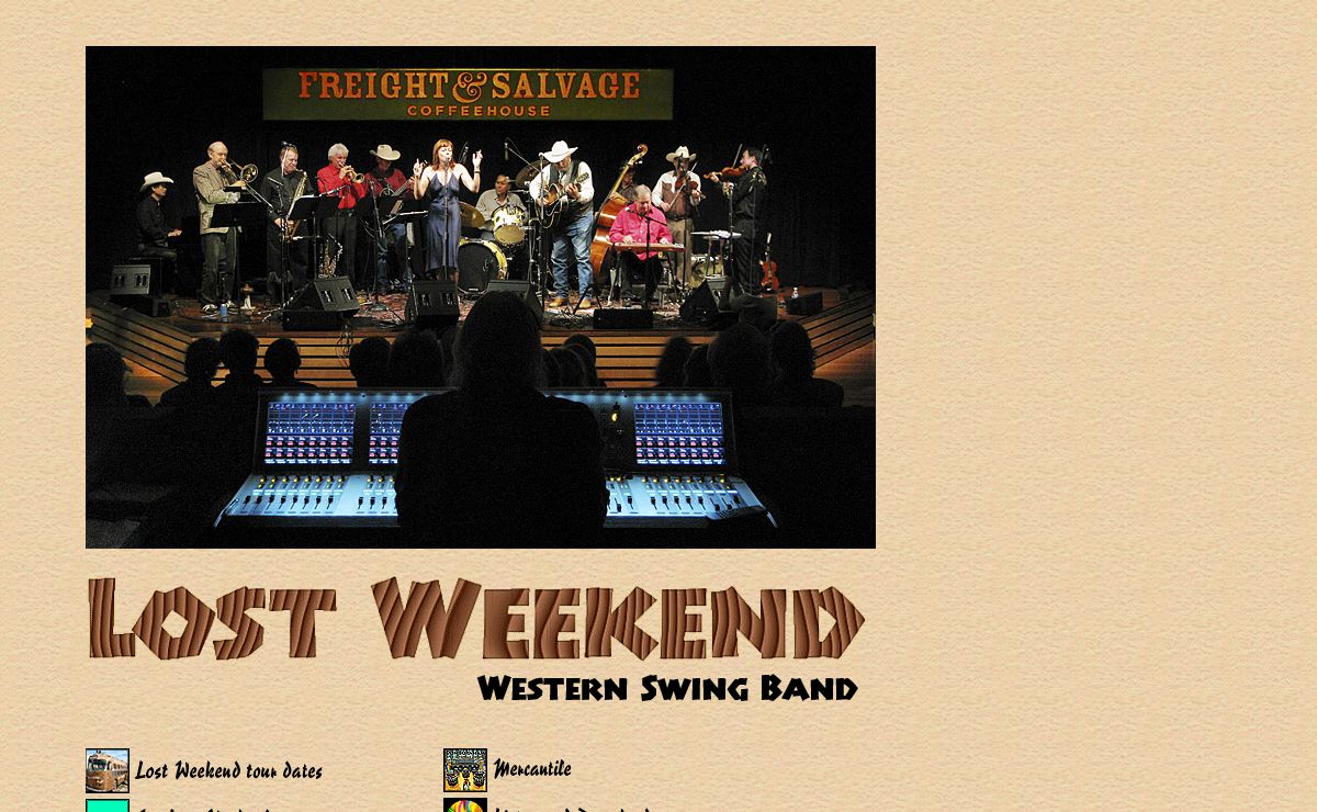 LOST WEEKEND Western Swing Band