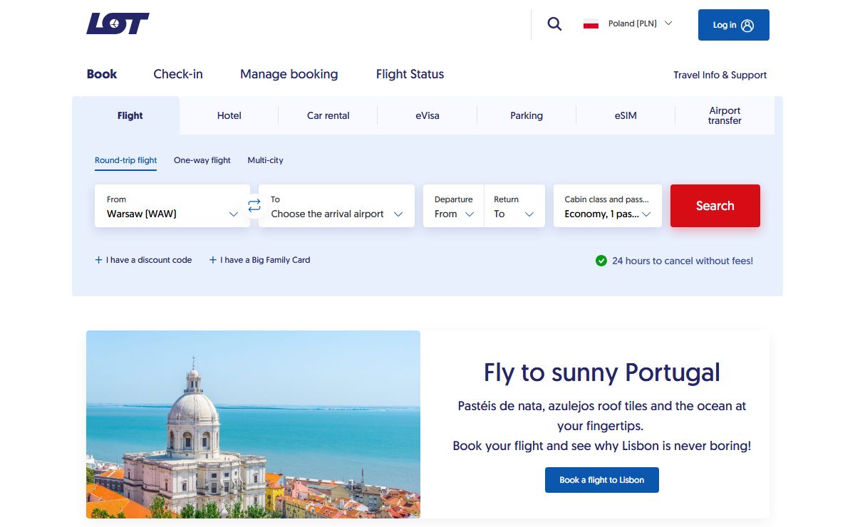 LOT Polish Airlines | Book Airline Tickets | LOT.com
