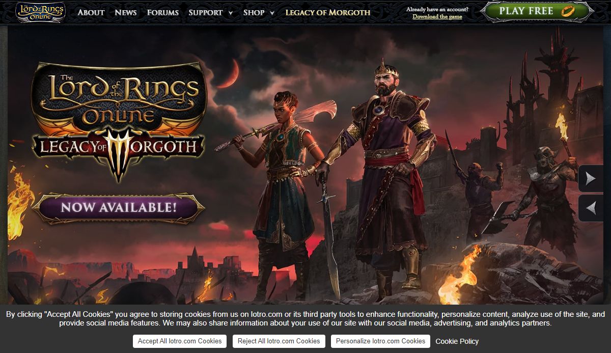 Home | The Lord of the Rings Online