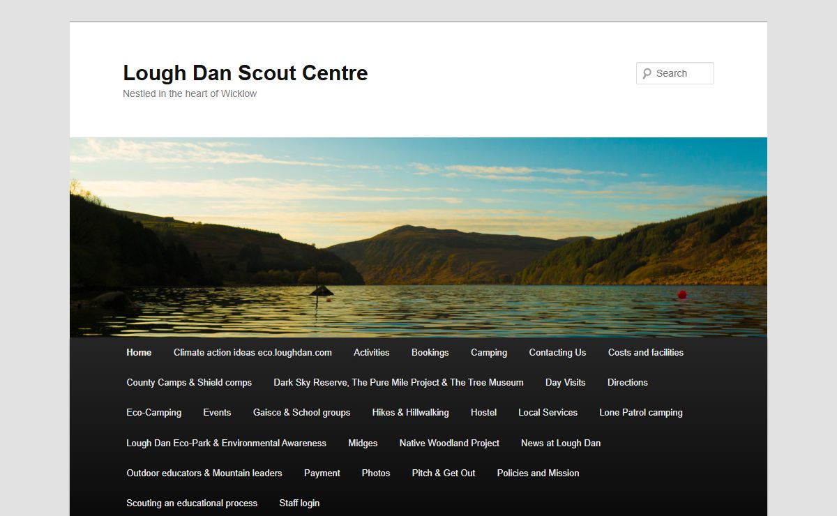 Lough Dan Scout Centre | Nestled in the heart of Wicklow