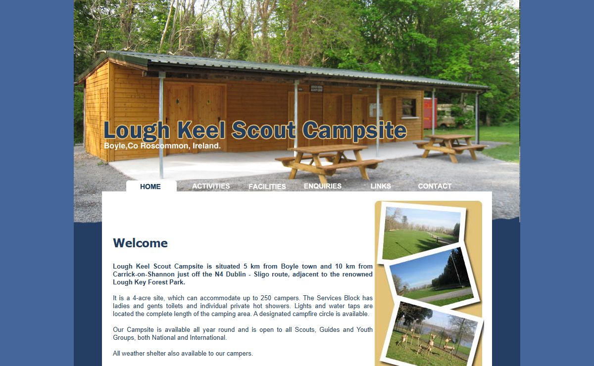 Lough Keel Campsite, Forest Park, Boyle, Co Roscommon