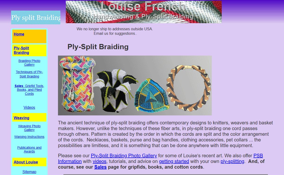 Ply Split Braiding - Handweaving