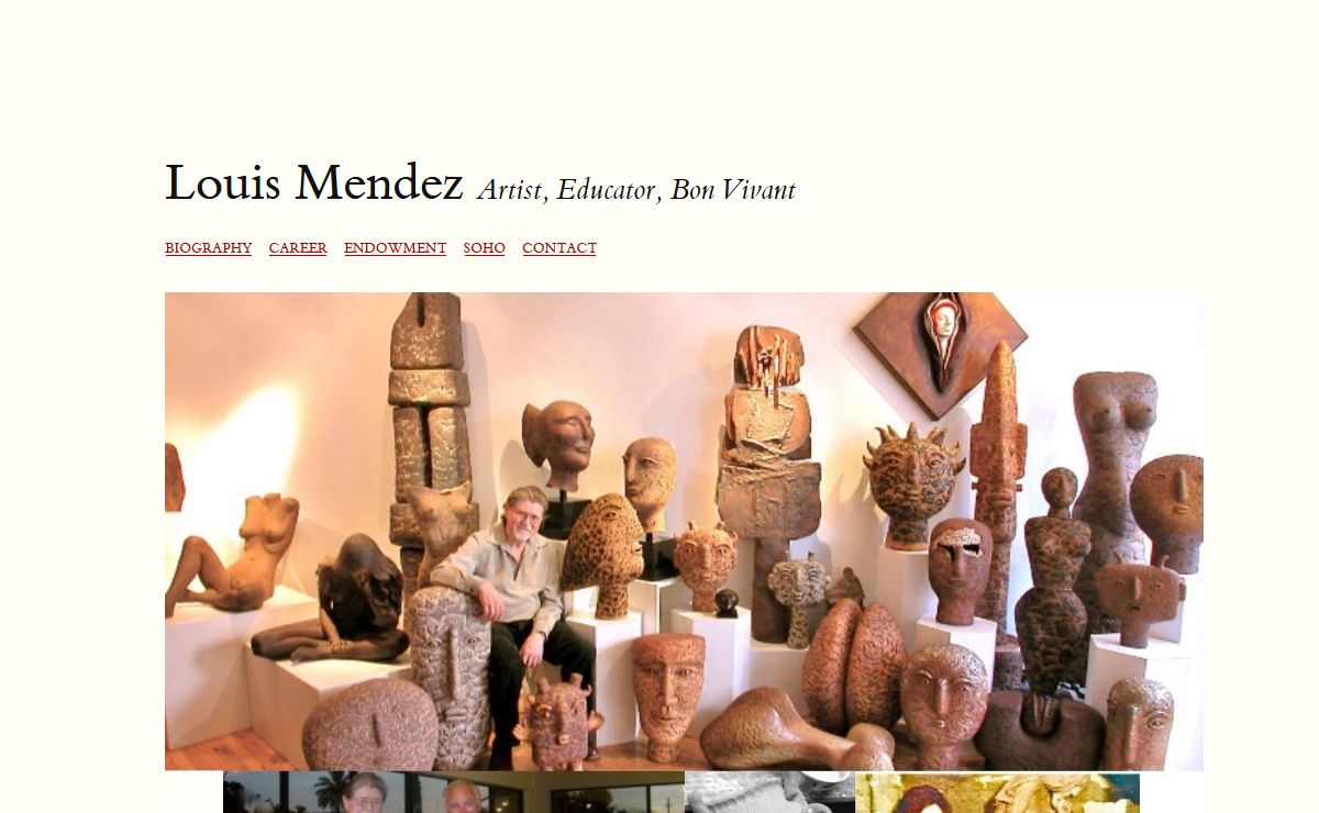 Louis Mendez, Artist, Educator, Bon Vivant