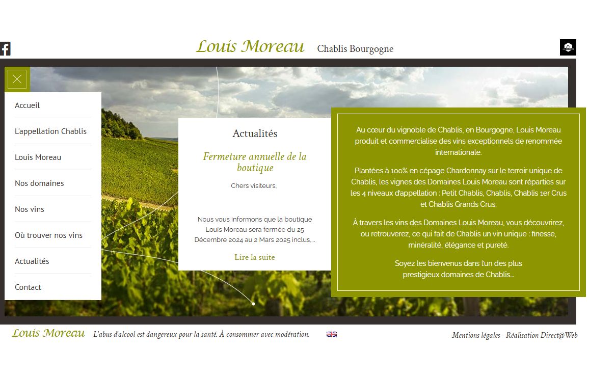 Louis Moreau - Vins de Chablis Bourgogne