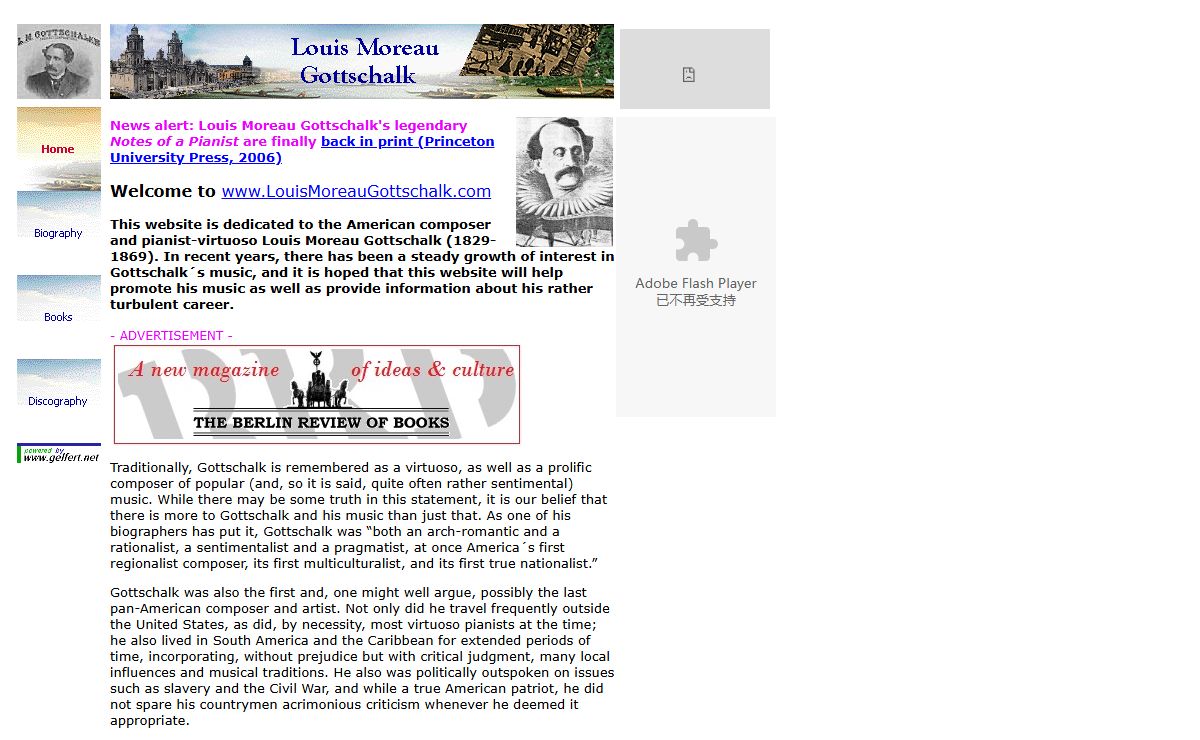 All about Louis Moreau Gottschalk (1829-1869): His life and times and music...