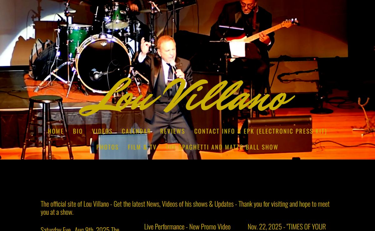 Lou Villano - Tribute Artist / Entertainer