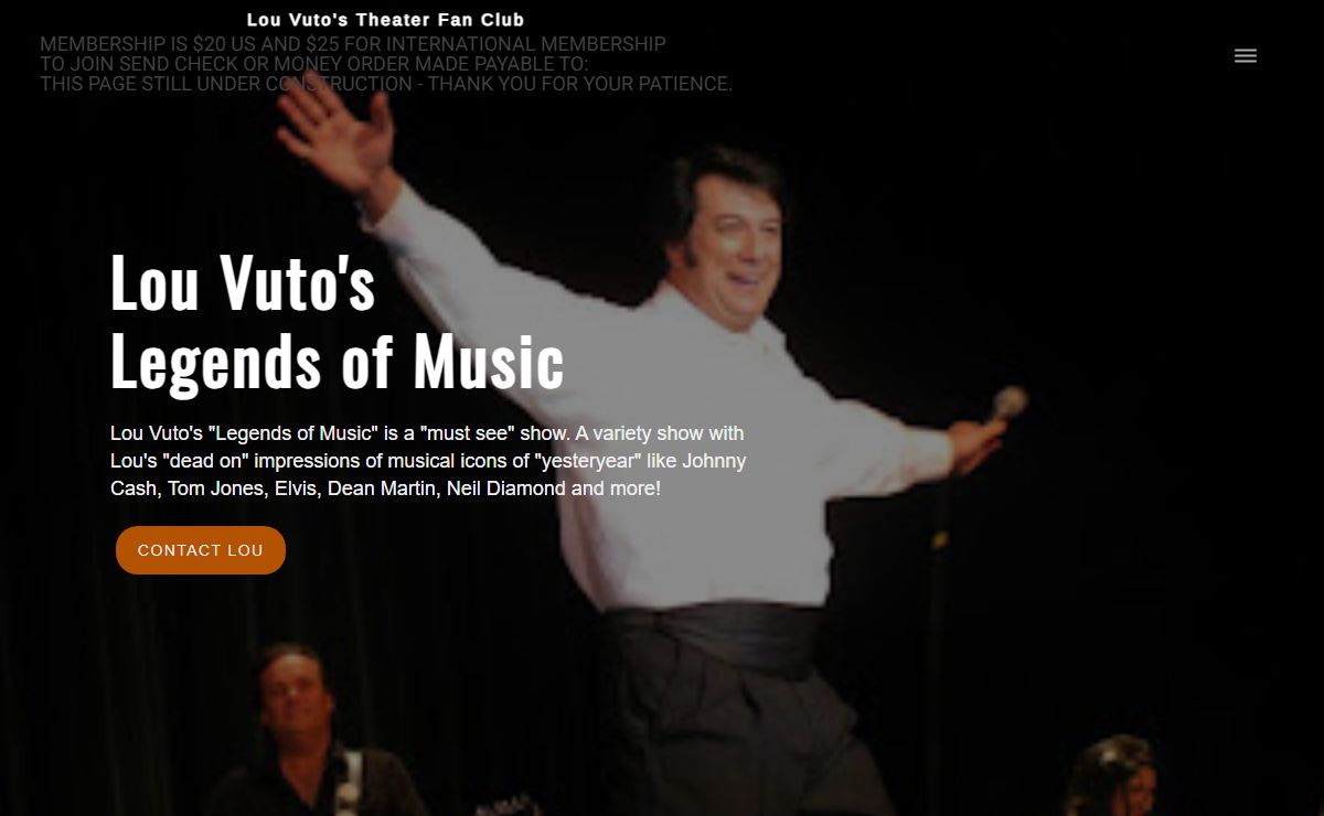 Lou Vuto - Entertainer - Available for hire