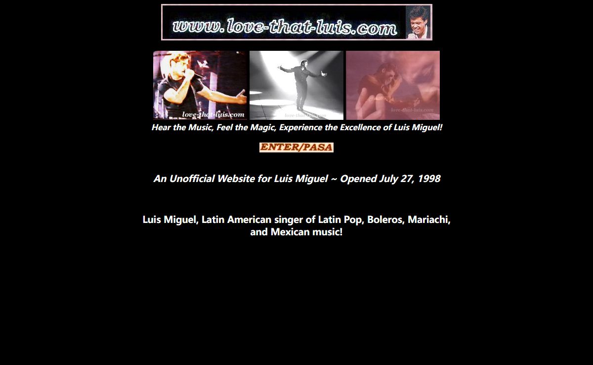 Luis Miguel at "www.love-that-luis.com"